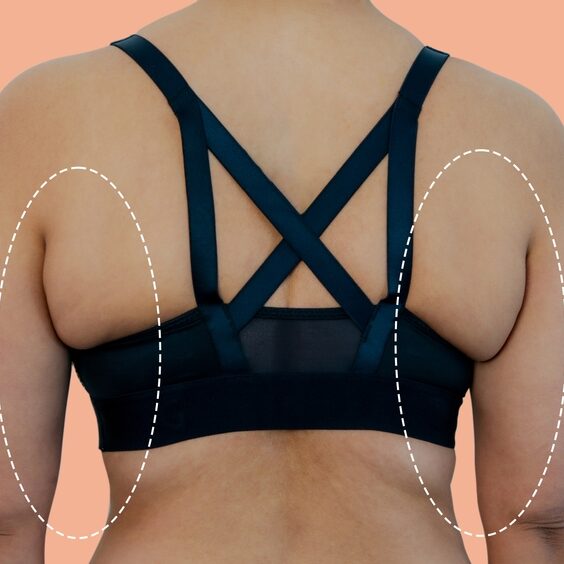 Close,Up,Chubby,Woman',Body,From,Back,Wearing,Wrong,Size